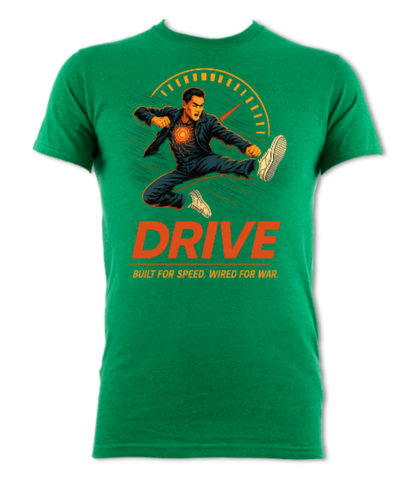 Drive Built For Speed Wired For War Shirt Maroon