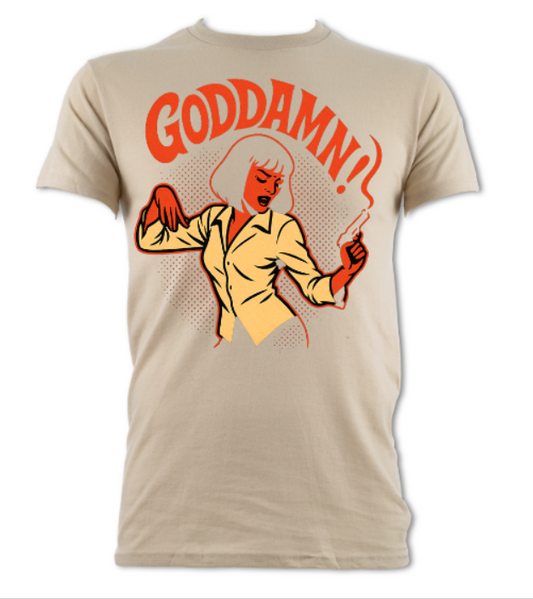Goddamn Pulp Fiction Tribute Shirt short sleeved t-shirt