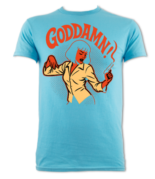 Goddamn Pulp Fiction Tribute Shirt short sleeved t-shirt