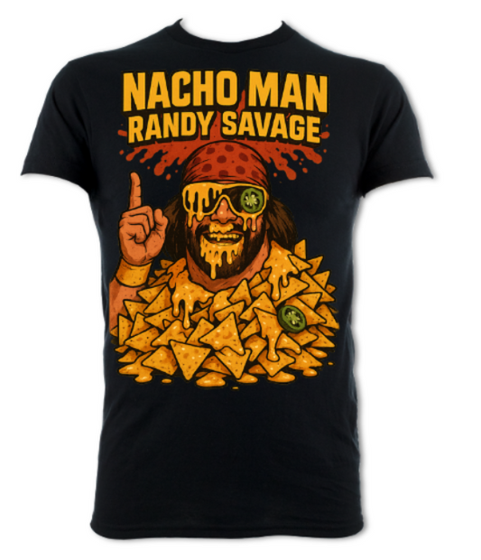 Nacho Man Randy Savage Logo newest short sleeved t-shirt