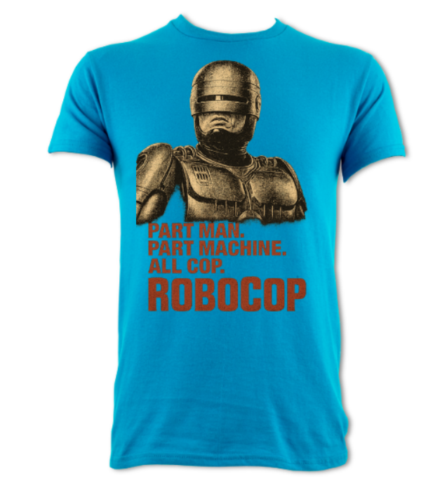 Part Man. Part Machine. All Cop. Robocop tribute shirt short sleeved t-shirt