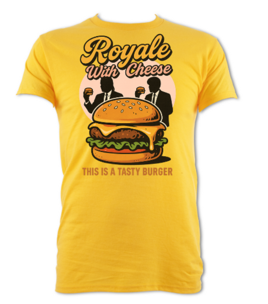 Royale With Cheese Pulp fiction Tribute short sleeved t-shirt