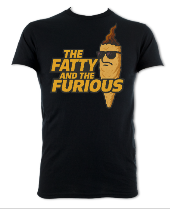 The Fatty and The Furious Logo 2 Tee short sleeved t-shirt