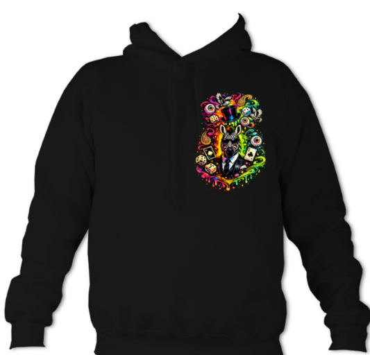 the Illusion of Black and White hoodie