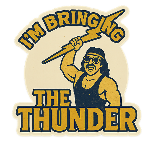 BRING THE THUNDER TEE NAVY