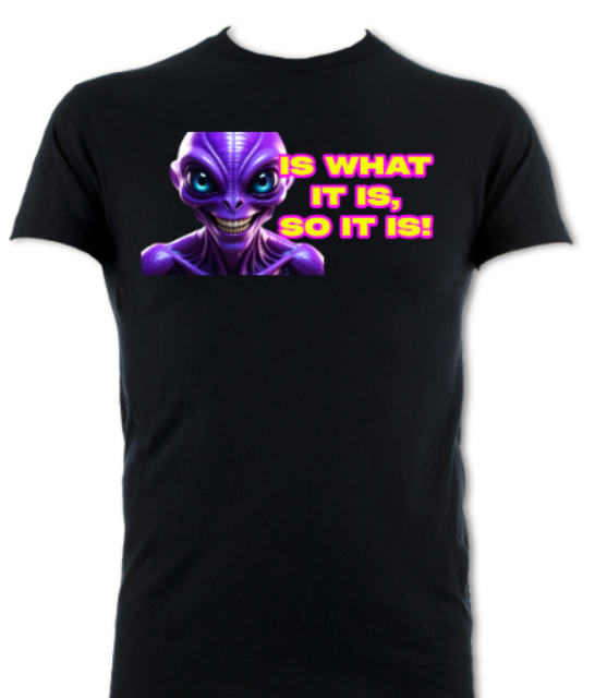 IS WHAT IT IS, SO IT IS short sleeved T-Shirt