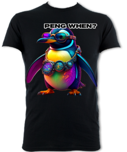 Peng When? Short Sleeved T-Shirt