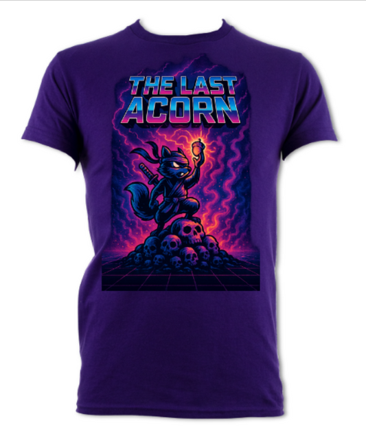 the Last Acorn short sleeved t-shirt black