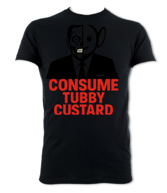 3 Consume Tubby Custard shirt black