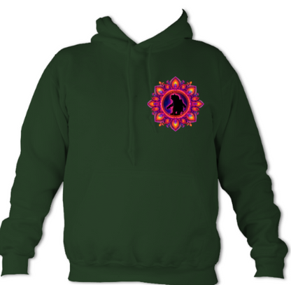 Bokey in Vegas hoodie