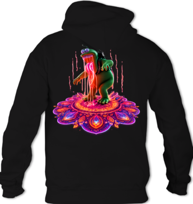 Bokey in Vegas hoodie