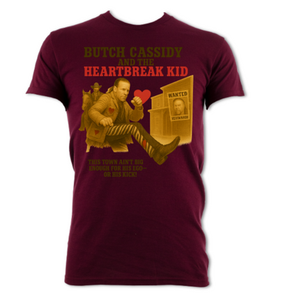 Butch Cassidy and The Heartbreak Kid parody shirt