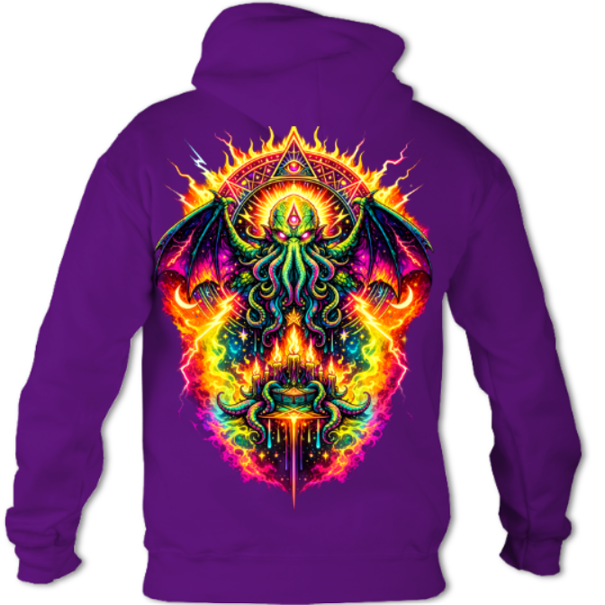 Cthulhu's Psychedelic Dream Hoodie
