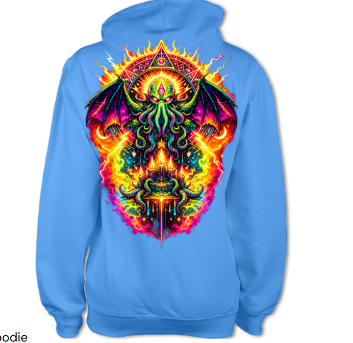 Cthulhu's Psychedelic Dream Hoodie Animal Edition