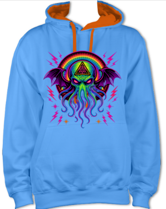 Cthulhu's Psychedelic Dream Hoodie Animal Edition