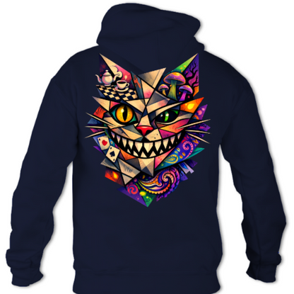 Cubist Cheshire Cat hoodie