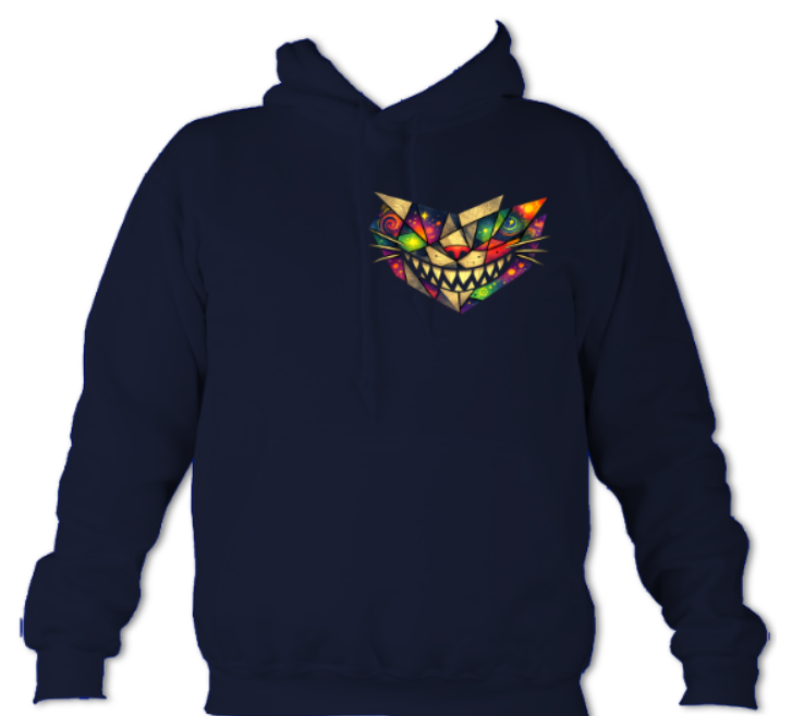 Cubist Cheshire Cat hoodie