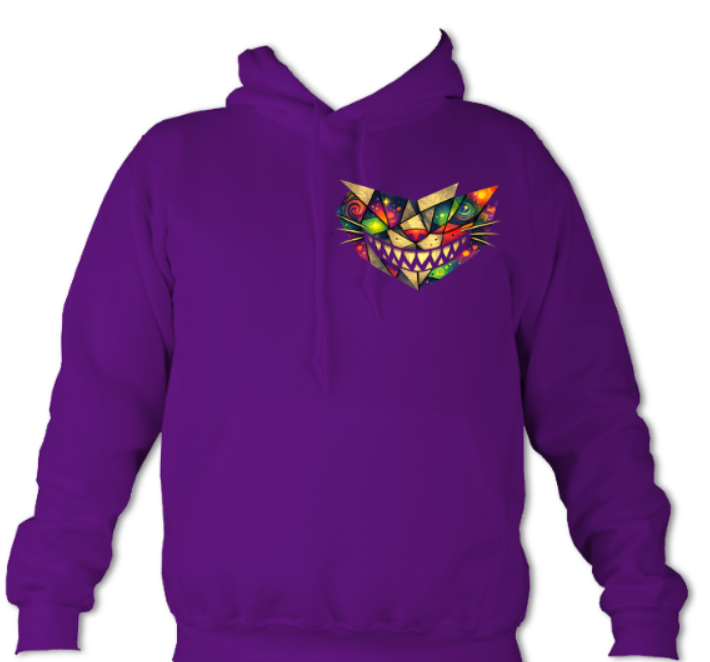 Cubist Cheshire Cat hoodie