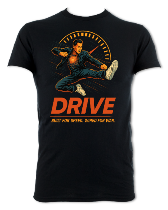 Drive Built For Speed Wired For War Shirt Maroon