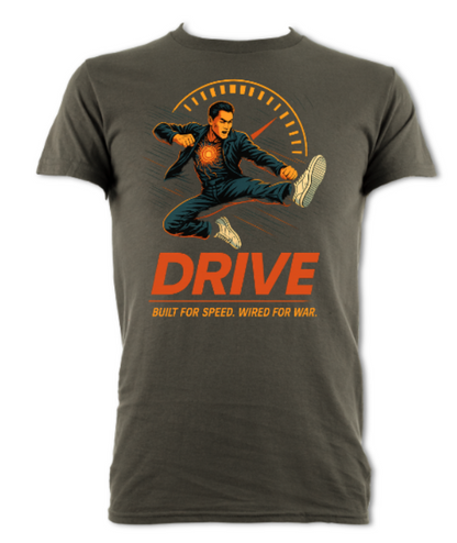 Drive Built For Speed Wired For War Shirt Maroon
