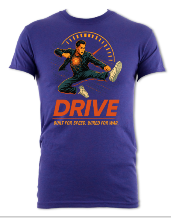 Drive Built For Speed Wired For War Shirt Maroon