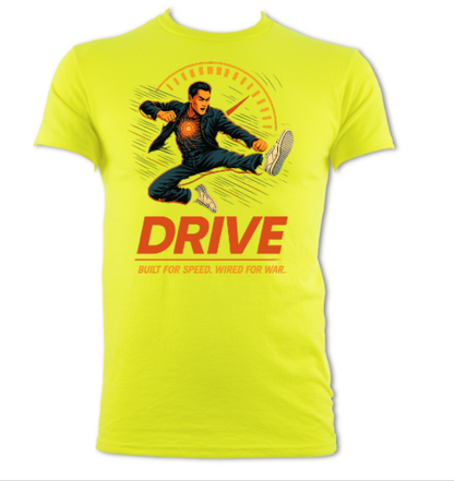 Drive Built For Speed Wired For War Shirt Maroon