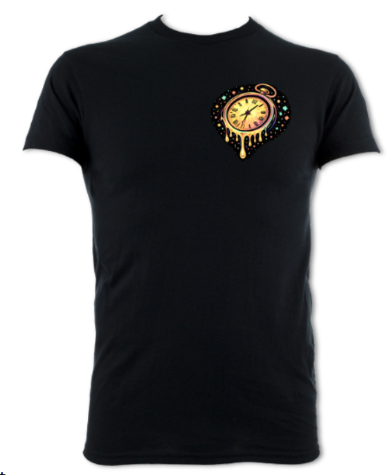 Follow the Hatter short sleeved t-shirt black