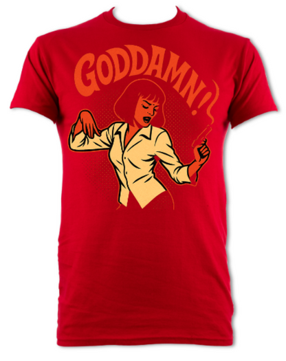 Goddamn Pulp Fiction Tribute Shirt short sleeved t-shirt