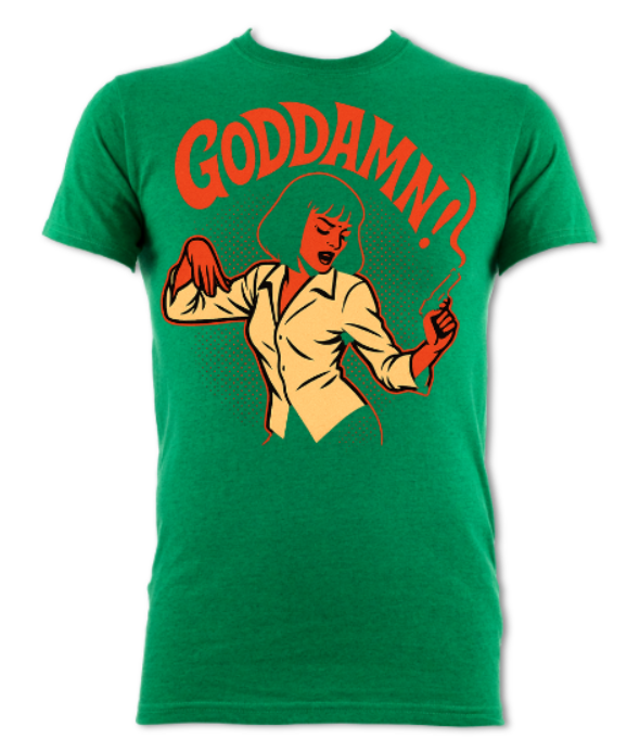 Goddamn Pulp Fiction Tribute Shirt short sleeved t-shirt