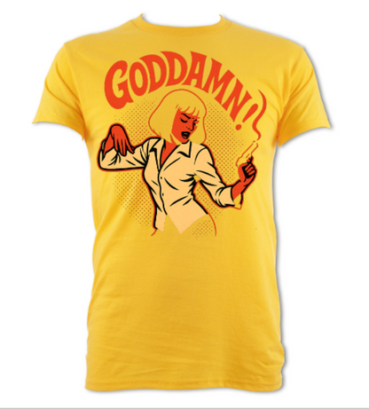 Goddamn Pulp Fiction Tribute Shirt short sleeved t-shirt