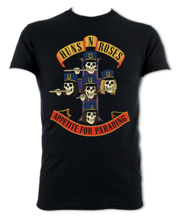 Huns N' Roses Appetite for Parading