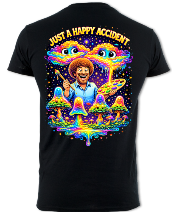 Just a Happy Accident short sleeved t-shirt