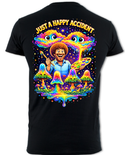 Just a Happy Accident short sleeved t-shirt