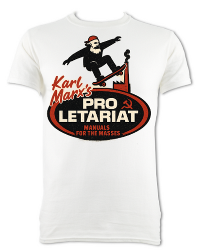 KARL MARX'S PRO LETARIAT SHIRT short sleeved shirt red/white/green