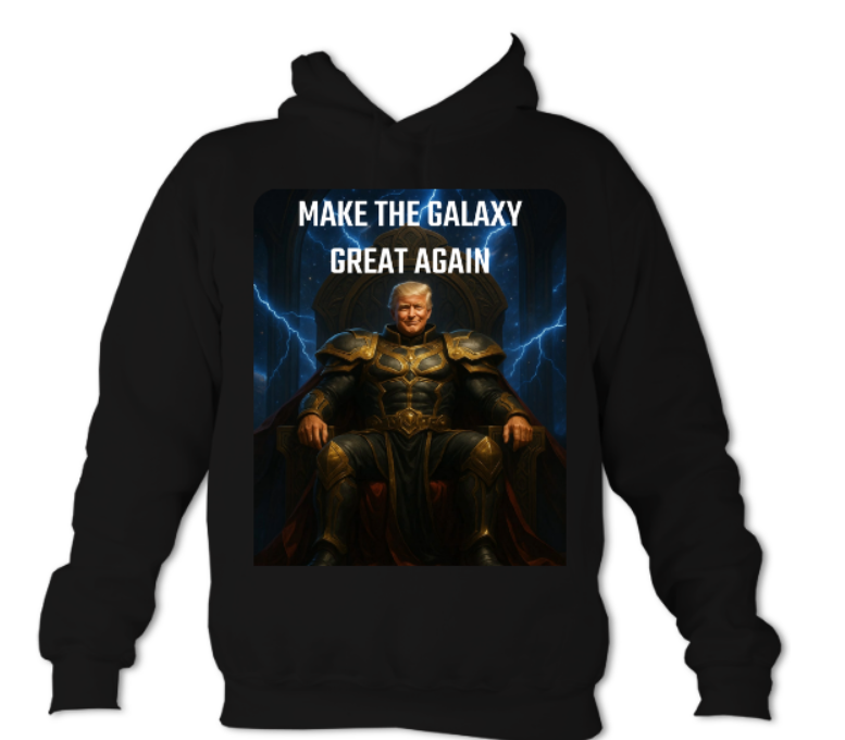 Make the galaxy great Again hoodie black