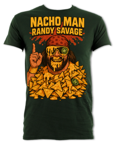 Nacho Man Randy Savage Logo newest short sleeved t-shirt