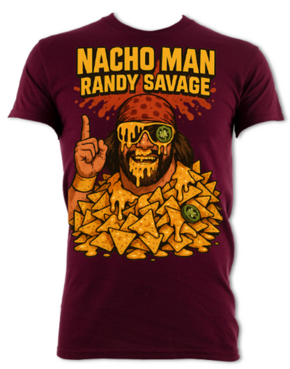 Nacho Man Randy Savage Logo newest short sleeved t-shirt