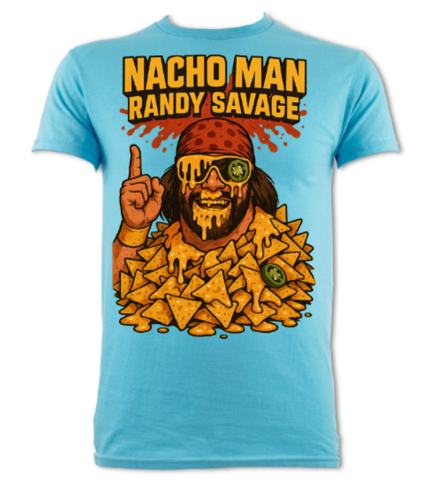 Nacho Man Randy Savage Logo newest short sleeved t-shirt