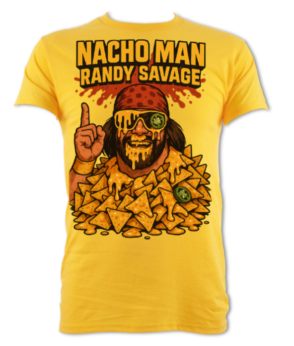 Nacho Man Randy Savage Logo newest short sleeved t-shirt