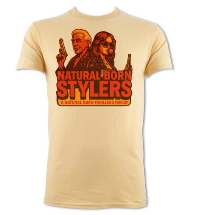 Natural Born Stylers logo 2 short sleeved t-shirt
