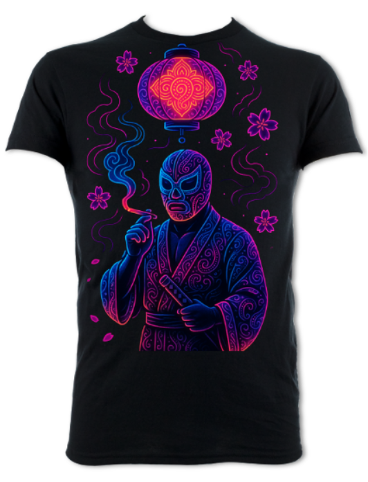 Neon Luchadors The Lantern short sleeved t-shirt