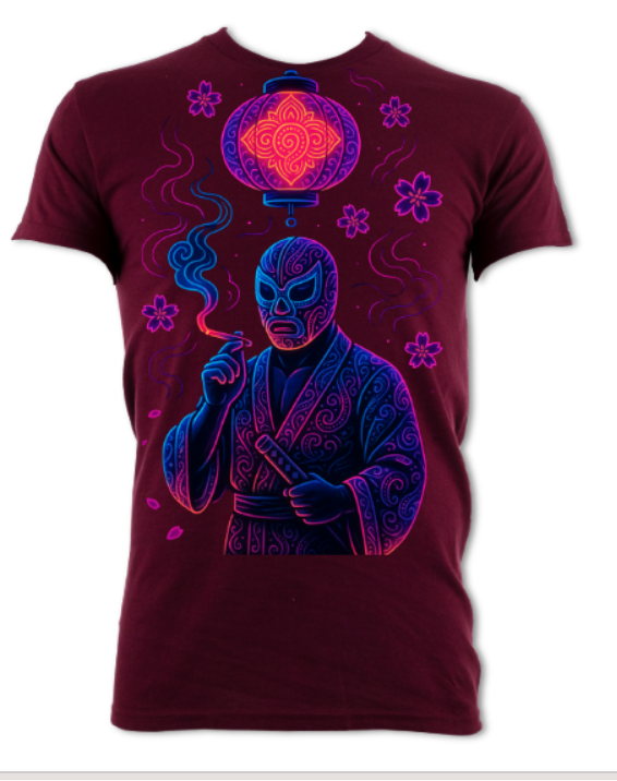 Neon Luchadors The Lantern short sleeved t-shirt