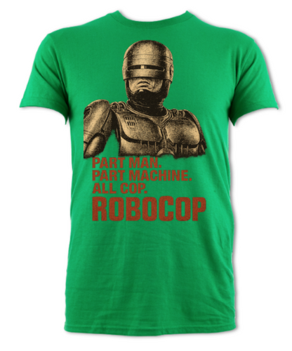 Part Man. Part Machine. All Cop. Robocop tribute shirt short sleeved t-shirt
