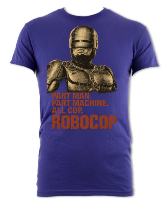 Part Man. Part Machine. All Cop. Robocop tribute shirt short sleeved t-shirt