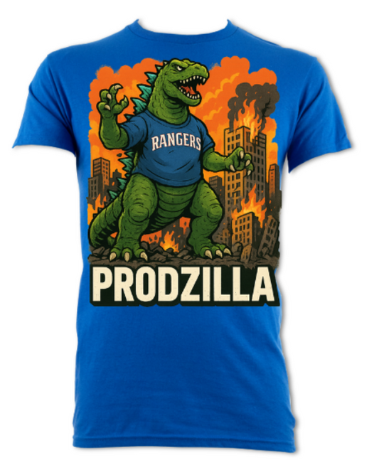 Prodzilla Tee Black Short Sleeved T-Shirt Royal Blue