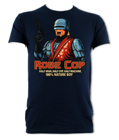 Robecop Half man half cop half machine short sleeved t-shirt