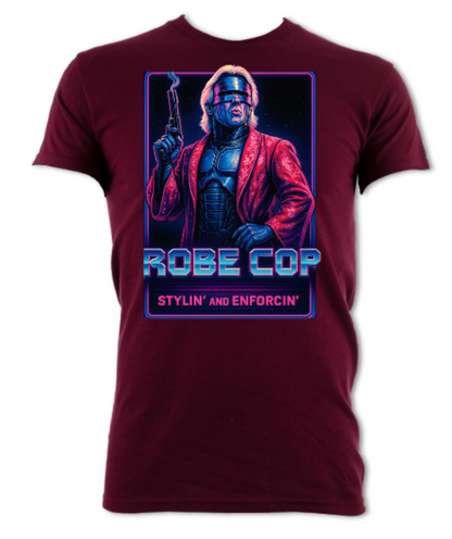 Robecop Parody logo Stylin' and Enforcin' short sleeved t-shirt