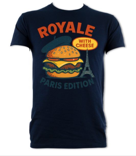 Royale With Cheese Paris edition logo short sleeved t-shirt