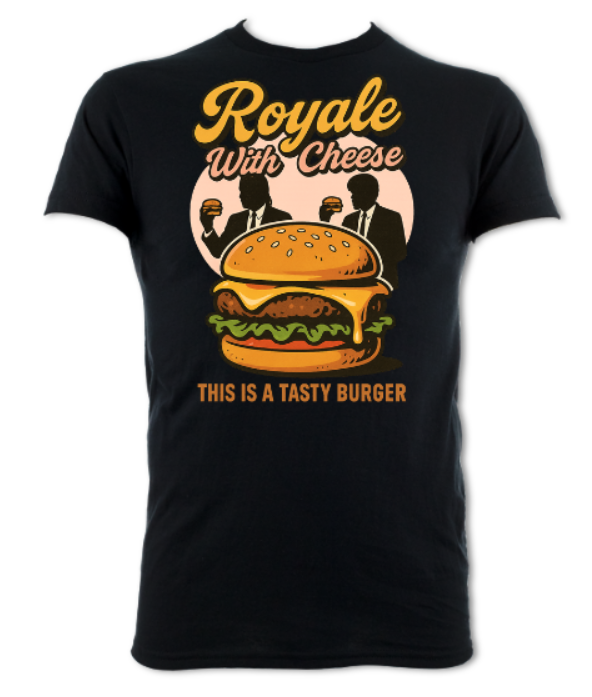 Royale With Cheese Pulp fiction Tribute short sleeved t-shirt