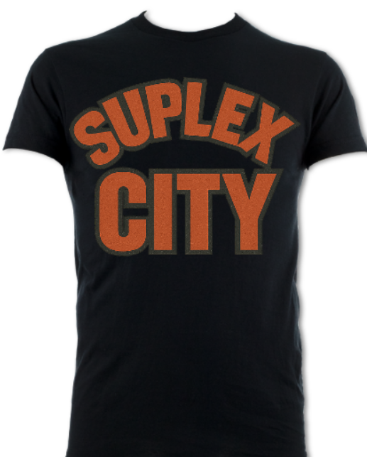 SUPLEX CITY TEE Short Sleeved T-Shirt WRESTLING COMEDY PARODY